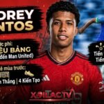 Infographic thong ke chuyen nhuong tien ve Andrey Santos gia nhap Manchester United tren Xoilac TV